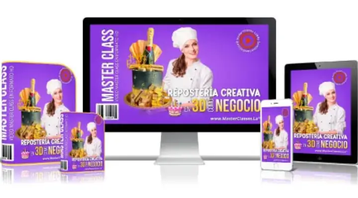 Repostería Creativa en 3D como Negocio-Daniela Alejandra Sánchez-aprender repostería-tienda virtual-cursos online