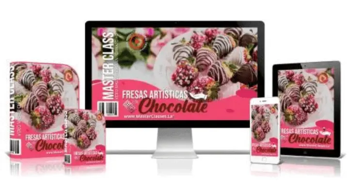 Fresas Artísticas con Chocolate