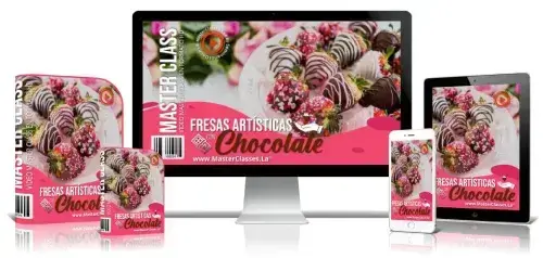 curso Fresas Artísticas con Chocolate
